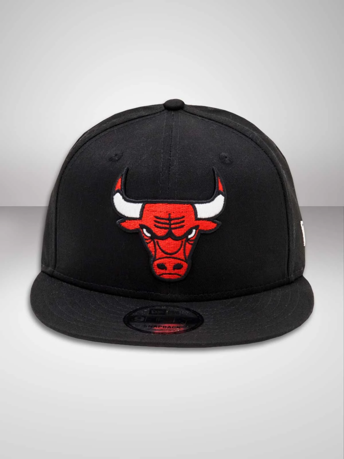 Chicago Bulls Logo Black 9FIFTY Cap - New Era - Image 2