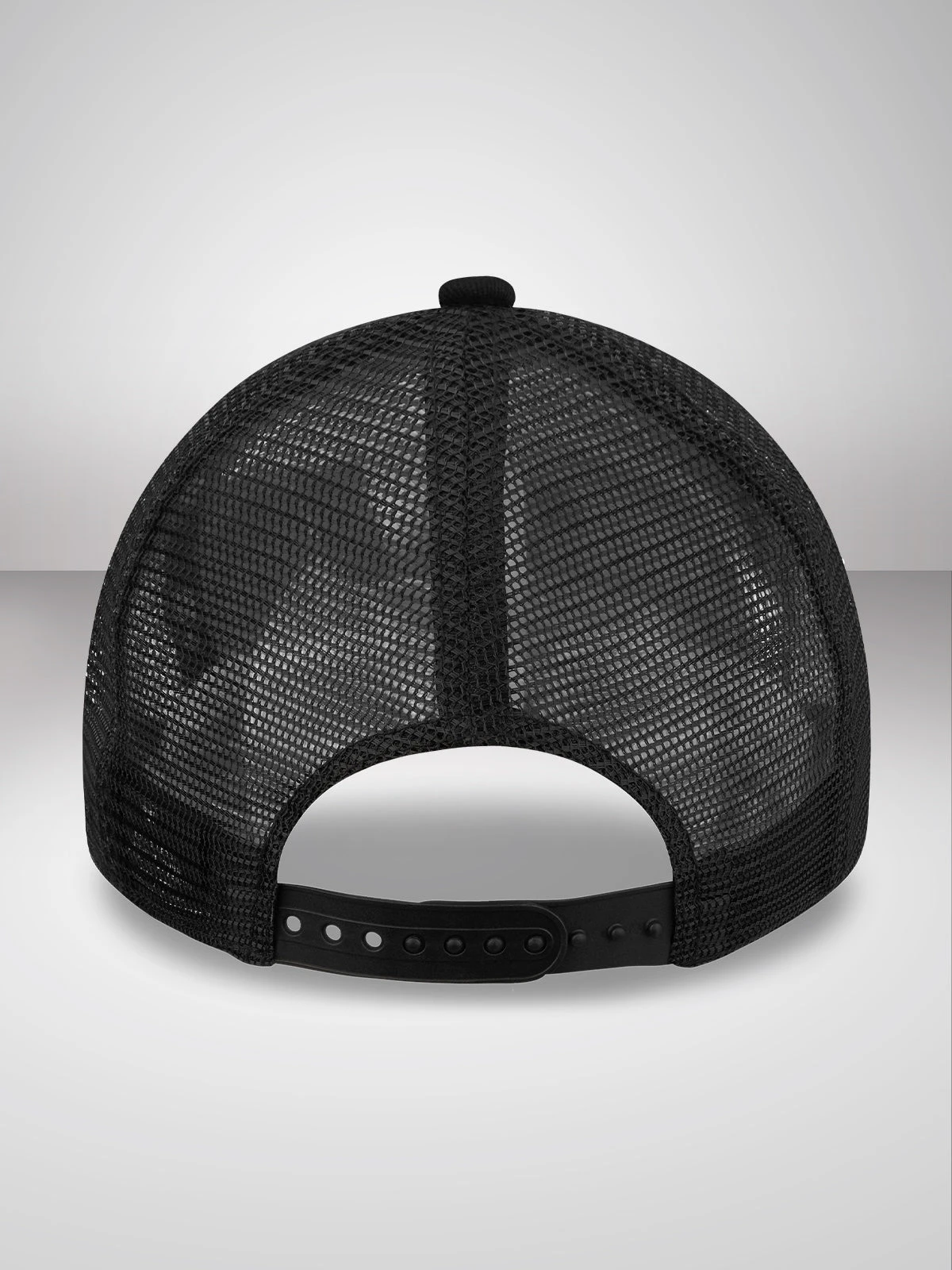 LA Lakers Tonal Black A-Frame Trucker Cap - Image 3