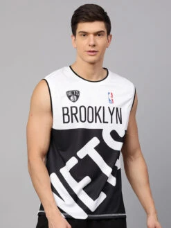 Brooklyn Nets: Sleeveless Jersey - White