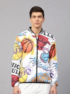 NBA: Logo Mash Lightweight Bomber Jacket