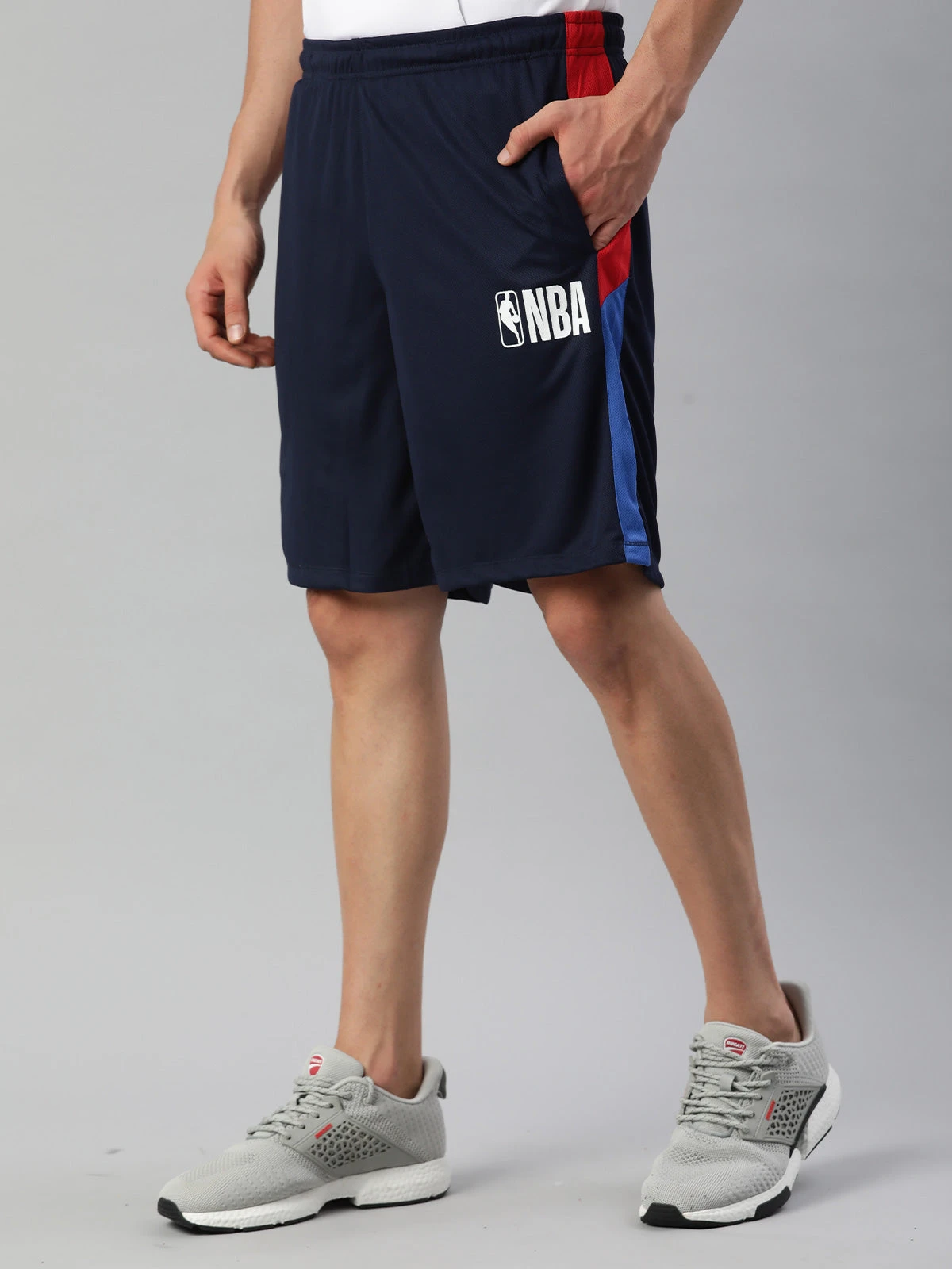 NBA: Track Shorts - Navy - Image 3