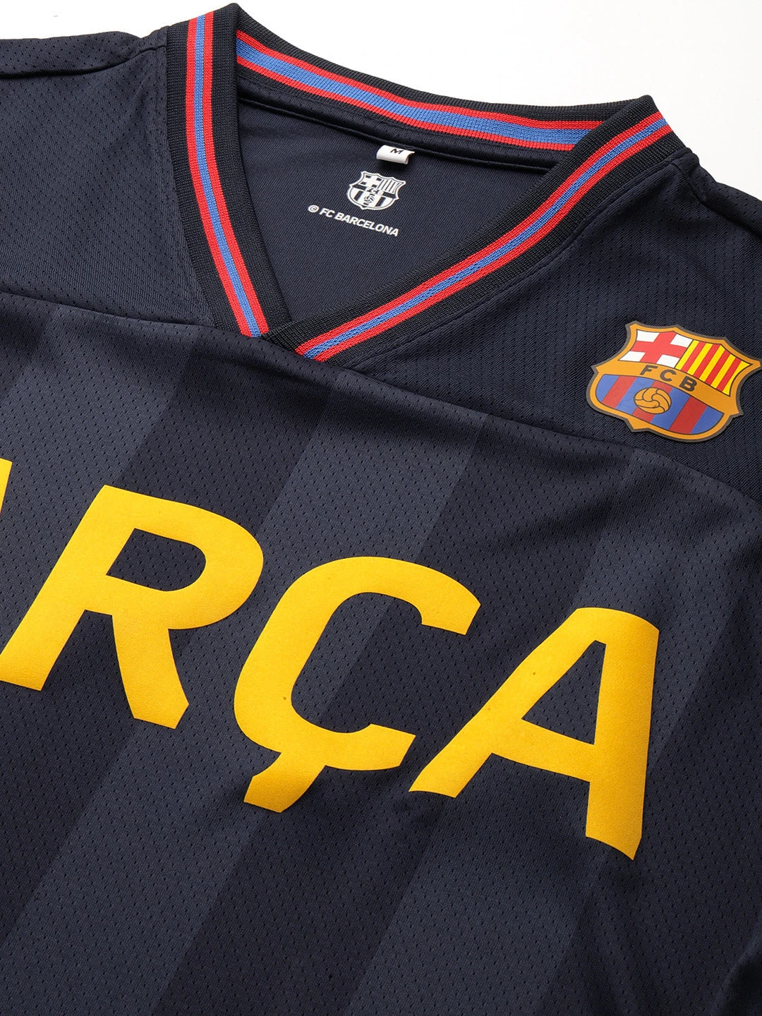 FC Barcelona Vintage Football Oversized T-Shirt - Image 4