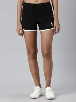 NBA: Women's Athletic Shorts - Black