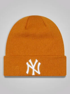 New York Yankees League Essential Orange Beanie Hat