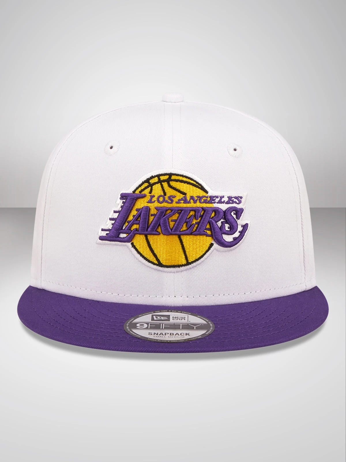 LA Lakers White Crown Team White 9FIFTY Snapback Cap - Image 3