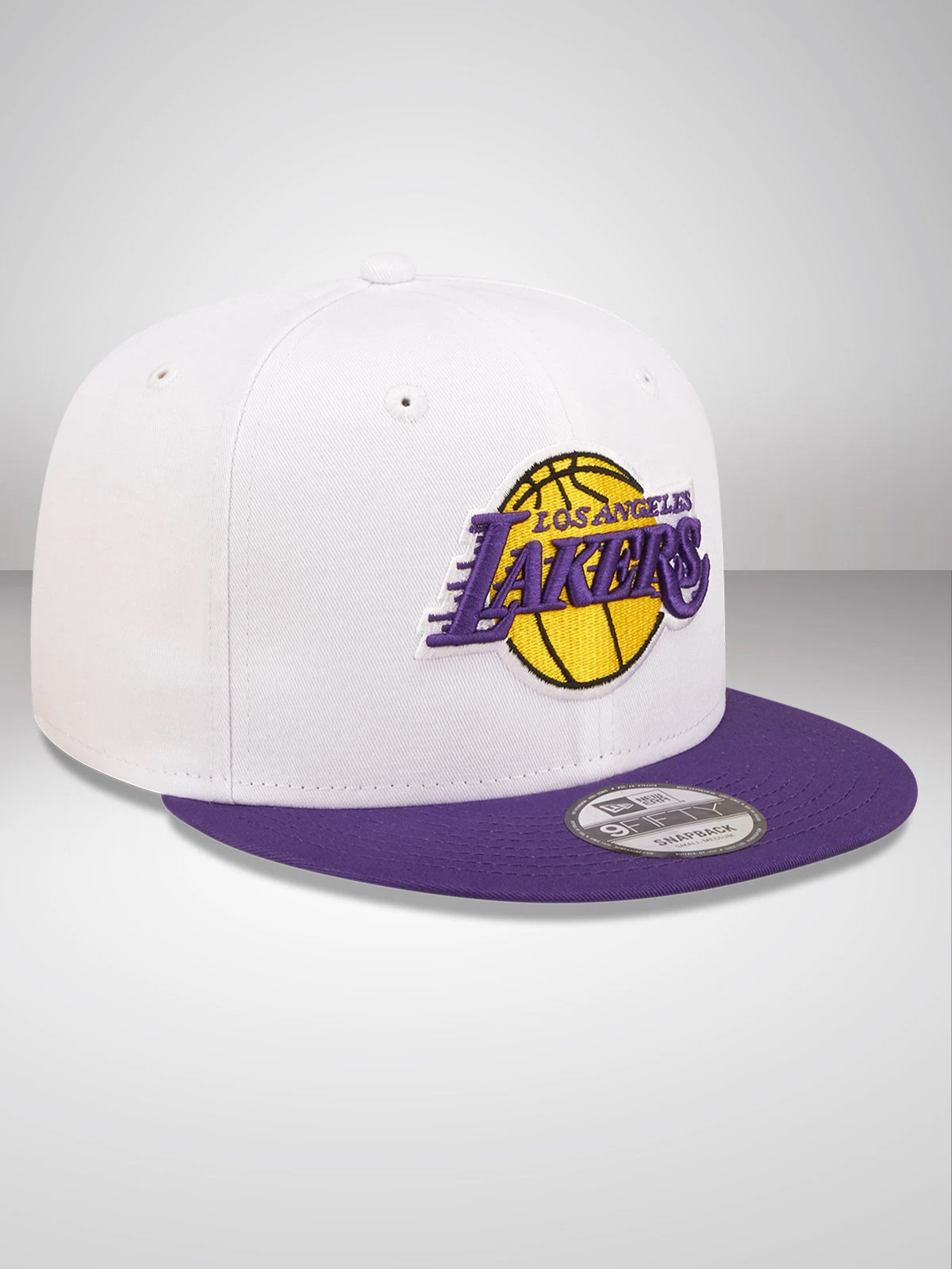 LA Lakers White Crown Team White 9FIFTY Snapback Cap - Image 2