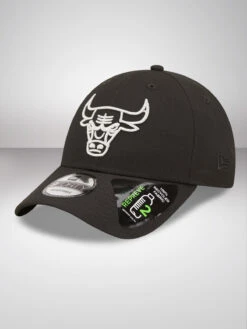 Chicago Bulls Repreve Monochrome Black 9FORTY Adjustable Cap