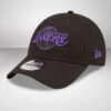 LA Lakers Neon Outline Black 9FORTY Adjustable Cap
