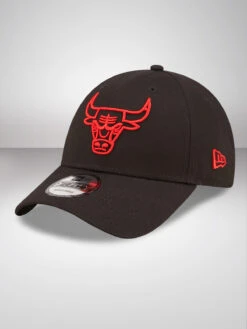 Chicago Bulls Neon Outline Black 9FORTY Adjustable Cap