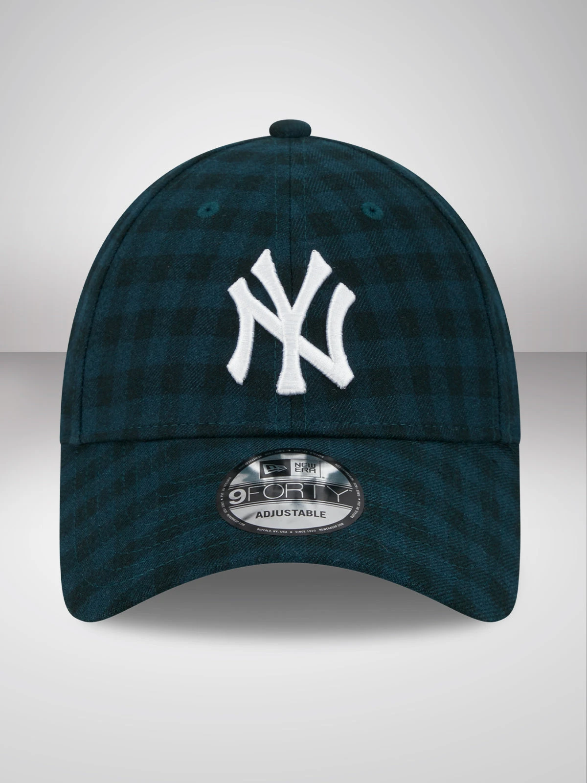 New York Yankees Flannel Dark Green 9FORTY Adjustable Cap - Image 3