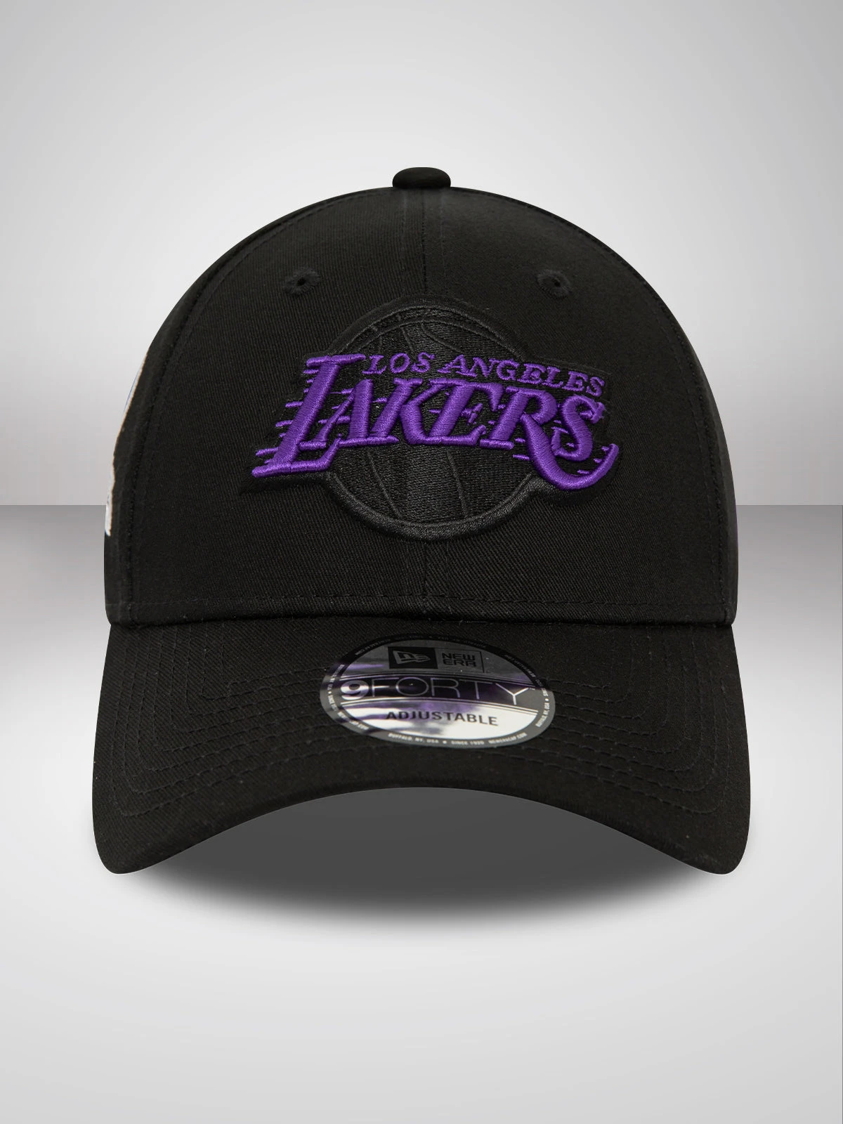 LA Lakers NBA Side Patch Black 9FORTY Adjustable Cap - Image 3