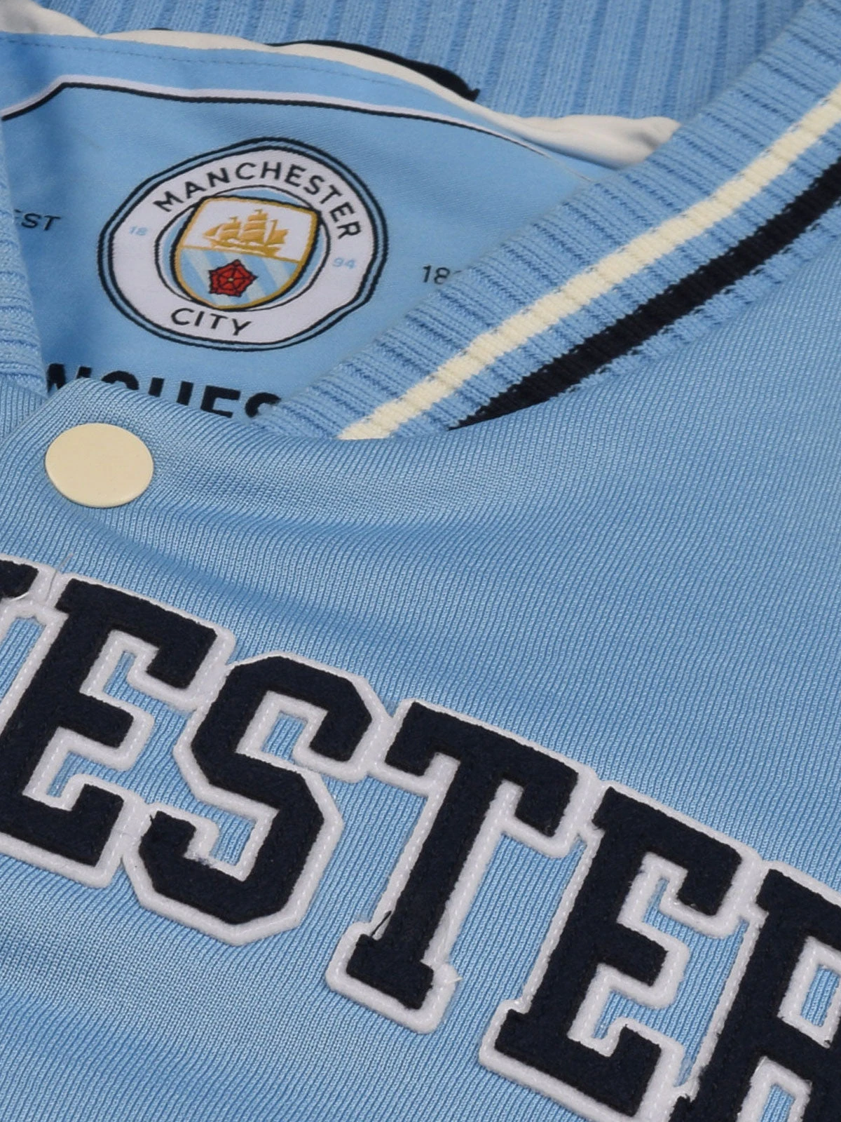 Manchester City: Letterman Jacket - Image 2