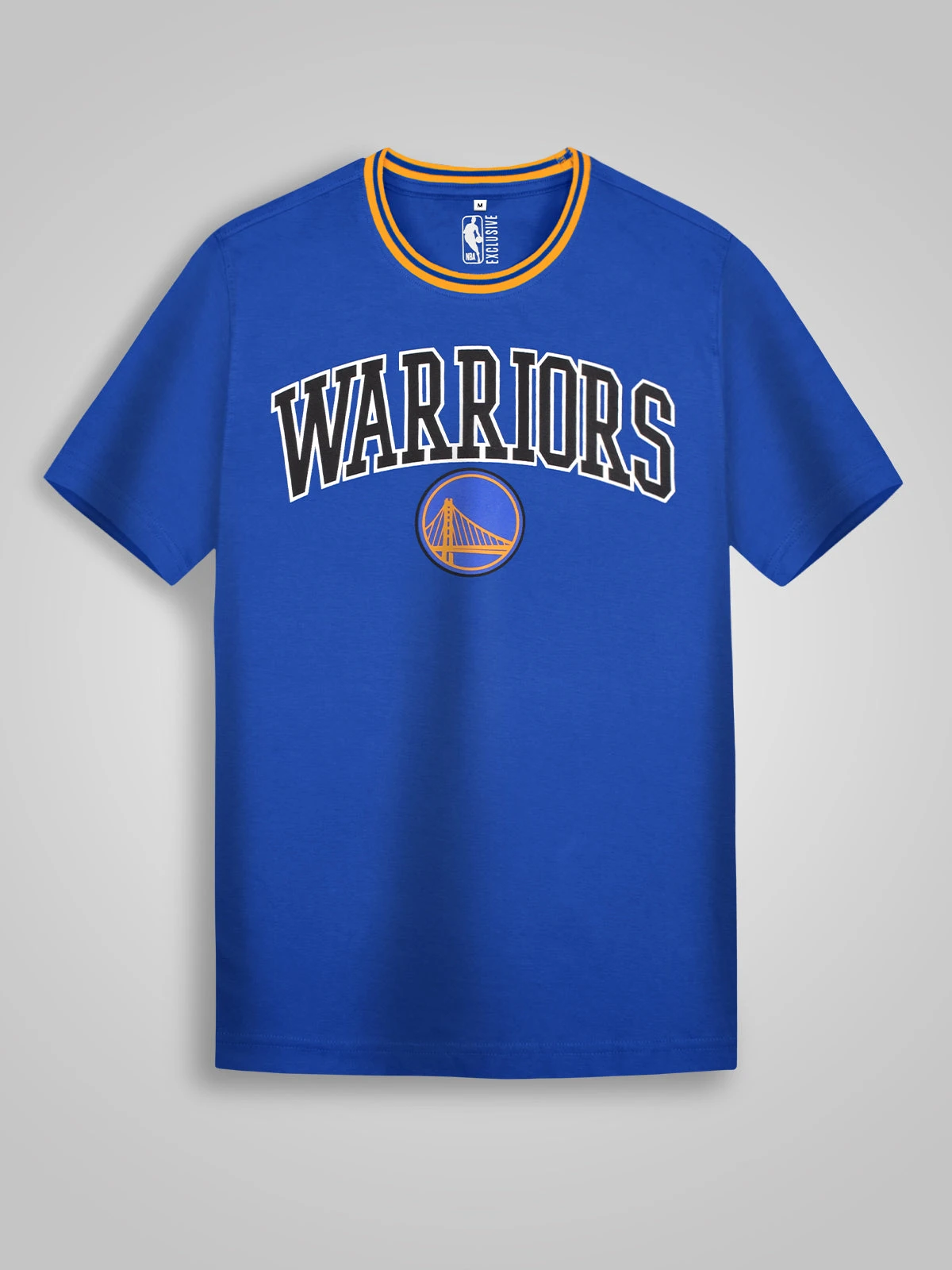 Golden State Warriors: Core Typography T Shirt - Royal Blue