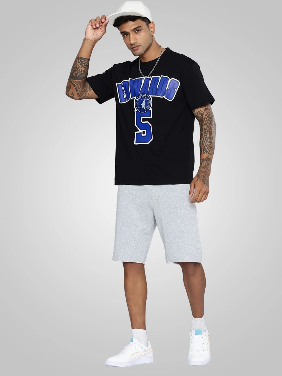 Anthony Edwards Printed Oversized T-Shirt - Image 5