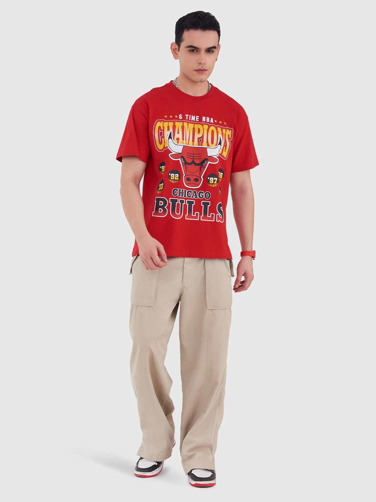 Chicago Bulls Champions Oversized T-Shirt - Image 4