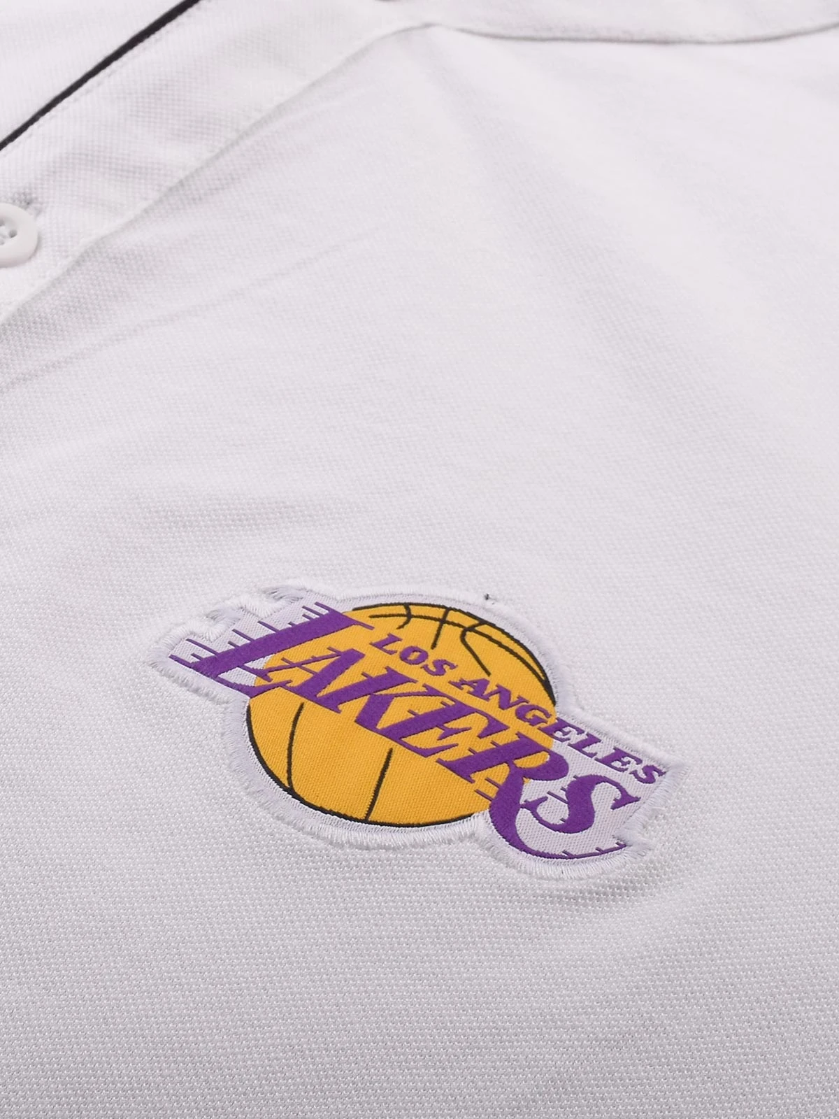 Los Angeles Lakers: Baseball Shirt White - Image 2