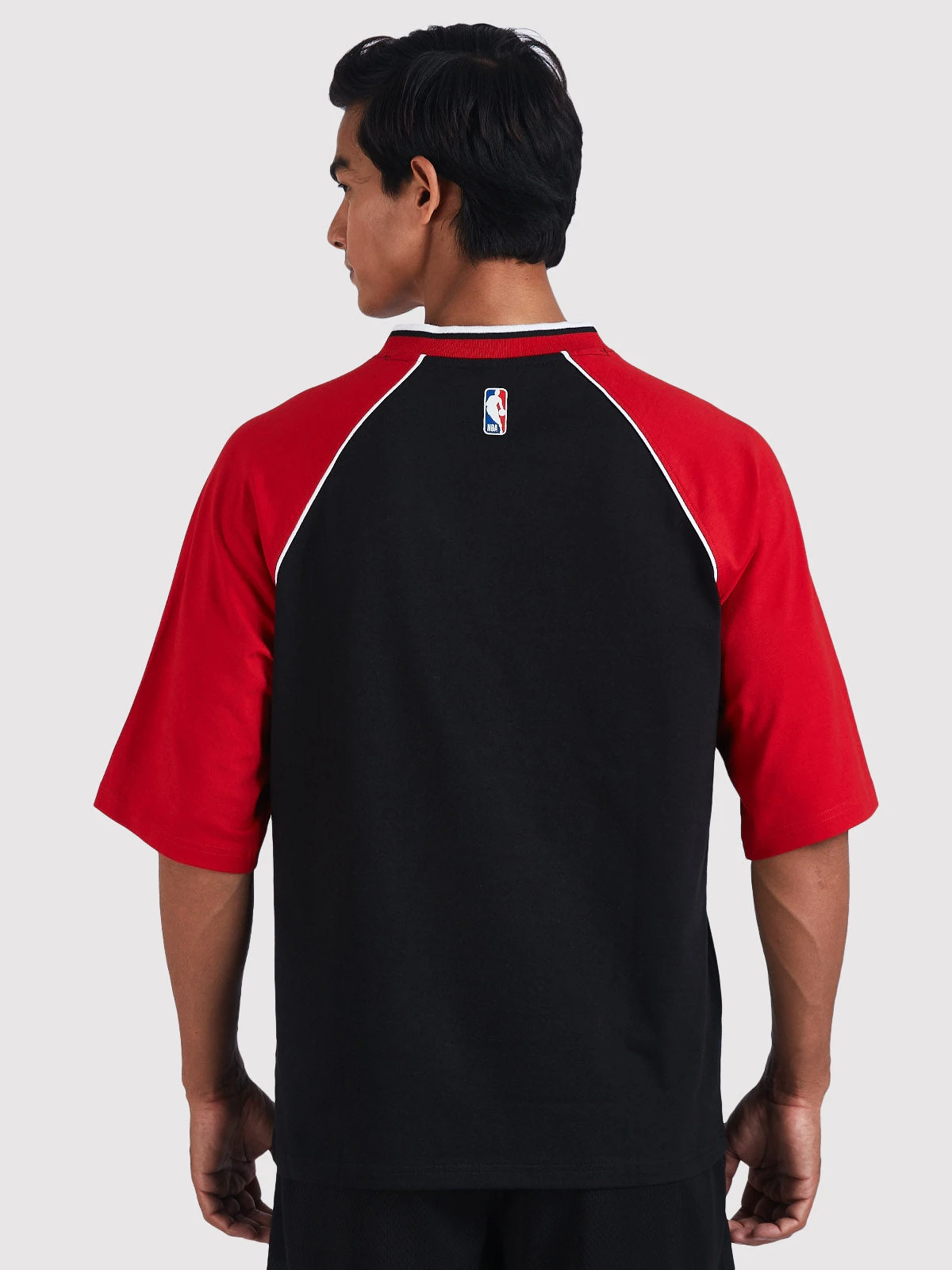 Chicago Bulls Contrast Colour Oversized T-Shirt - Image 6