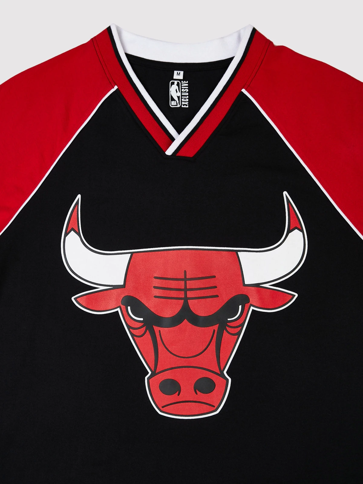 Chicago Bulls Contrast Colour Oversized T-Shirt - Image 2