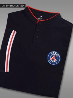 Paris Saint-Germain: Classic Henley- Navy