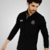Paris Saint-Germain: High Neck T-shirt - Black