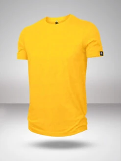 STA: Round Neck T-Shirt - Mustard
