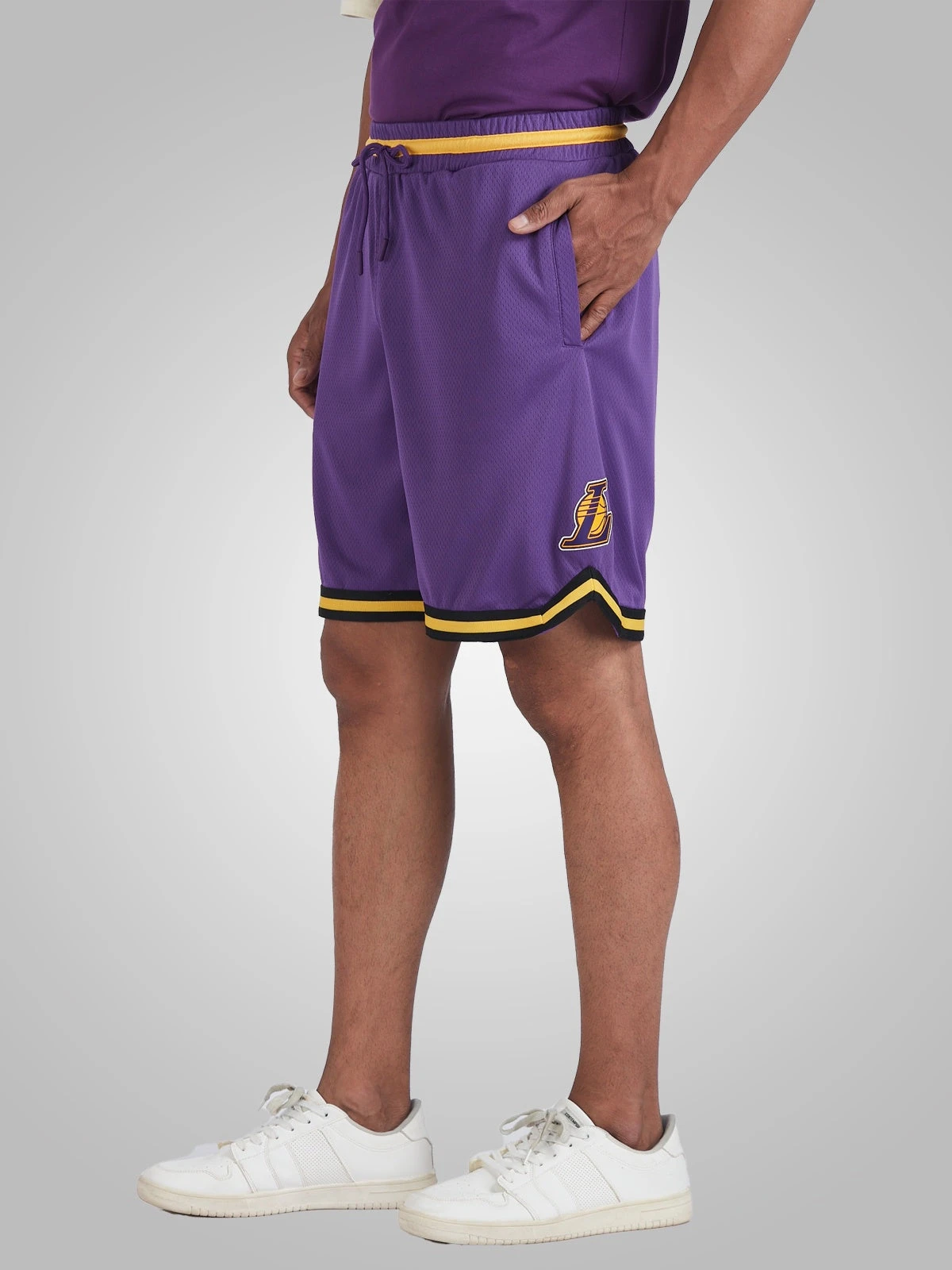 Los Angeles Lakers Basketball Performance Shorts - Image 4